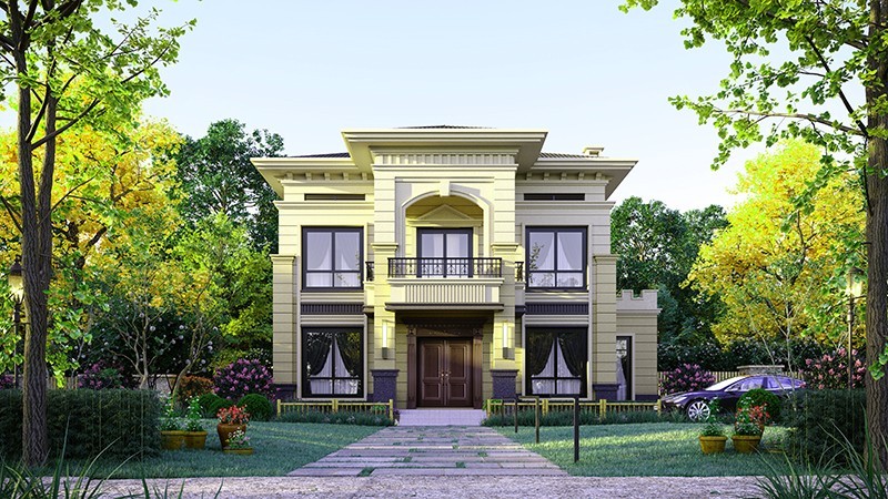 惠州中式合院住宅，开放庭院与邻里乡亲更亲近